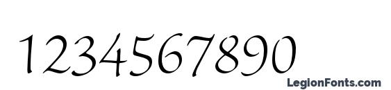 SanvitoPro LtSubh Font, Number Fonts