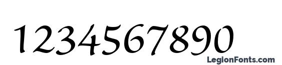 SanvitoPro Regular Font, Number Fonts