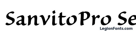 SanvitoPro SemiboldCapt font, free SanvitoPro SemiboldCapt font, preview SanvitoPro SemiboldCapt font