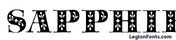 SapphireС font, free SapphireС font, preview SapphireС font