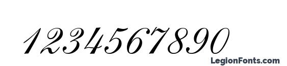 SarahAndanteDB Normal Font, Number Fonts