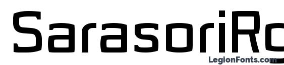 SarasoriRg Bold font, free SarasoriRg Bold font, preview SarasoriRg Bold font