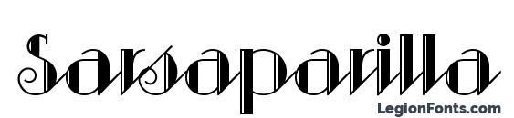 Sarsaparilla NF font, free Sarsaparilla NF font, preview Sarsaparilla NF font