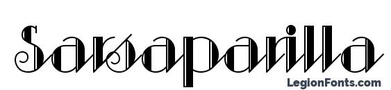 Sarsaparilla font, free Sarsaparilla font, preview Sarsaparilla font