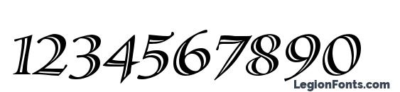 SassafrasStd Italic Font, Number Fonts