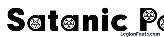шрифт Satanic Participants, бесплатный шрифт Satanic Participants, предварительный просмотр шрифта Satanic Participants