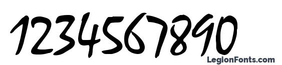 Satrict Font, Number Fonts