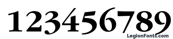 Saturn Bold Font, Number Fonts