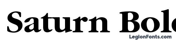 шрифт Saturn Bold, бесплатный шрифт Saturn Bold, предварительный просмотр шрифта Saturn Bold