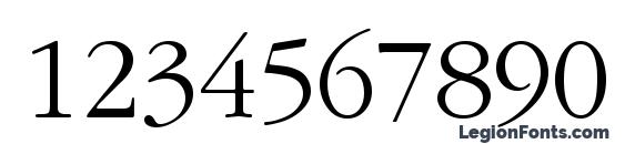 Saturn Light Font, Number Fonts