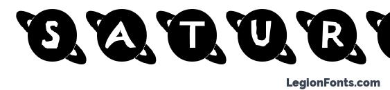 шрифт Saturn, бесплатный шрифт Saturn, предварительный просмотр шрифта Saturn