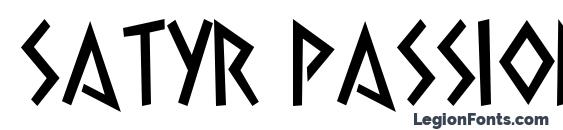 Satyr Passionate Font