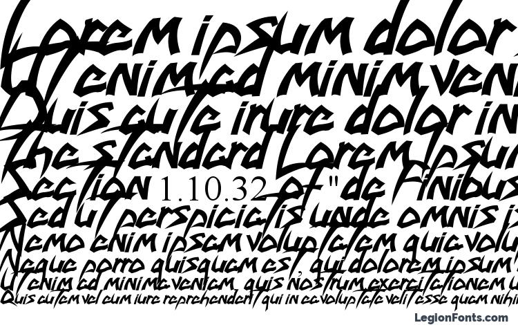 specimens savatage font, sample savatage font, an example of writing savatage font, review savatage font, preview savatage font, savatage font