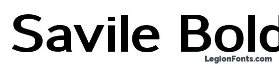 шрифт Savile Bold, бесплатный шрифт Savile Bold, предварительный просмотр шрифта Savile Bold