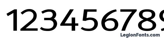 Savile DemiBold Font, Number Fonts