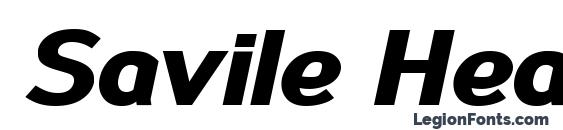 Savile HeavyItalic font, free Savile HeavyItalic font, preview Savile HeavyItalic font