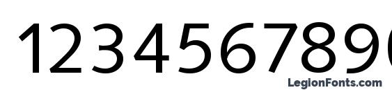 Saxony Serial Regular DB Font, Number Fonts