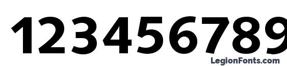 SaxonySerial Bold Font, Number Fonts