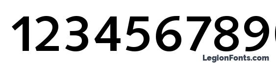 SaxonySerial Medium Regular Font, Number Fonts