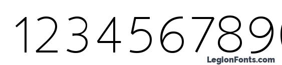 SaxonySerial Xlight Regular Font, Number Fonts