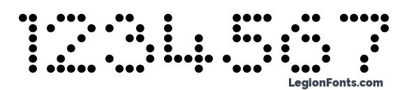 SaysoChic Regular Font, Number Fonts