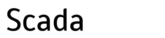 Scada font, free Scada font, preview Scada font