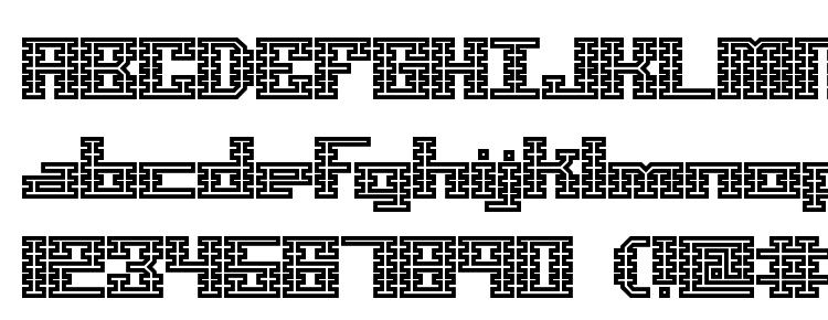 glyphs Scalelines Maze BRK font, сharacters Scalelines Maze BRK font, symbols Scalelines Maze BRK font, character map Scalelines Maze BRK font, preview Scalelines Maze BRK font, abc Scalelines Maze BRK font, Scalelines Maze BRK font