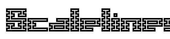 Scalelines Maze BRK Font