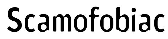 Scamofobiac font, free Scamofobiac font, preview Scamofobiac font
