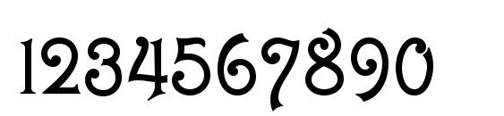 Scandia Font, Number Fonts