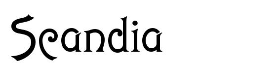 Scandia font, free Scandia font, preview Scandia font