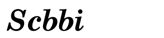 Scbbi Font