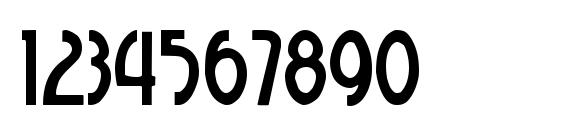 Sceptre Regular Font, Number Fonts