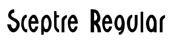 шрифт Sceptre Regular, бесплатный шрифт Sceptre Regular, предварительный просмотр шрифта Sceptre Regular