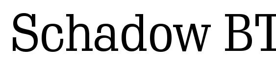 шрифт Schadow BT, бесплатный шрифт Schadow BT, предварительный просмотр шрифта Schadow BT