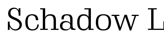 Schadow Light BT font, free Schadow Light BT font, preview Schadow Light BT font