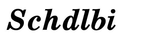 Schdlbi font, free Schdlbi font, preview Schdlbi font