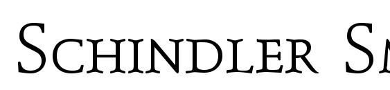 Schindler Small Caps Font