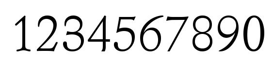 Schindler Font, Number Fonts
