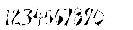 SchizoidITC TT Font, Number Fonts