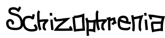 Schizophrenia G font, free Schizophrenia G font, preview Schizophrenia G font