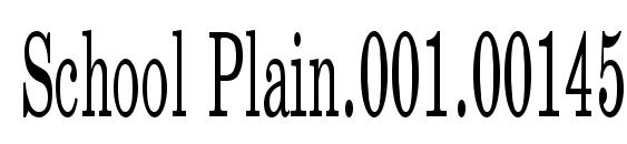 School Plain.001.00145n font, free School Plain.001.00145n font, preview School Plain.001.00145n font