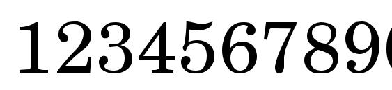 Schoolbook Regular Font, Number Fonts