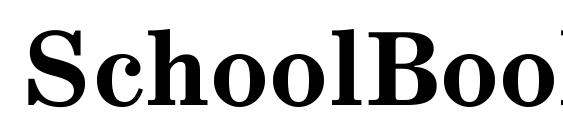 SchoolBookAC Bold Font