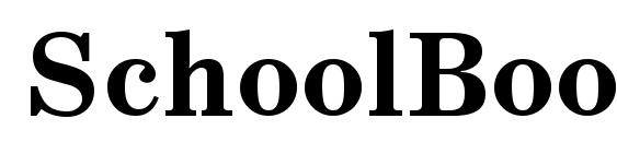 SchoolBookV.kz Bold Font