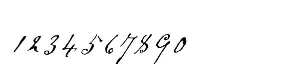 SchoonerScript Font, Number Fonts