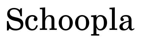 Schoopla Font