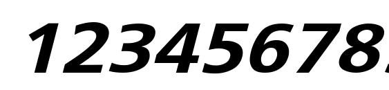 SchranerExtObl Font, Number Fonts