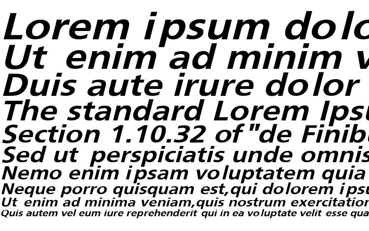 specimens SchranerExtObl font, sample SchranerExtObl font, an example of writing SchranerExtObl font, review SchranerExtObl font, preview SchranerExtObl font, SchranerExtObl font