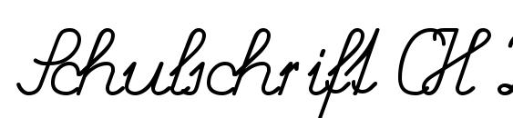 Schulschrift CH DB font, free Schulschrift CH DB font, preview Schulschrift CH DB font